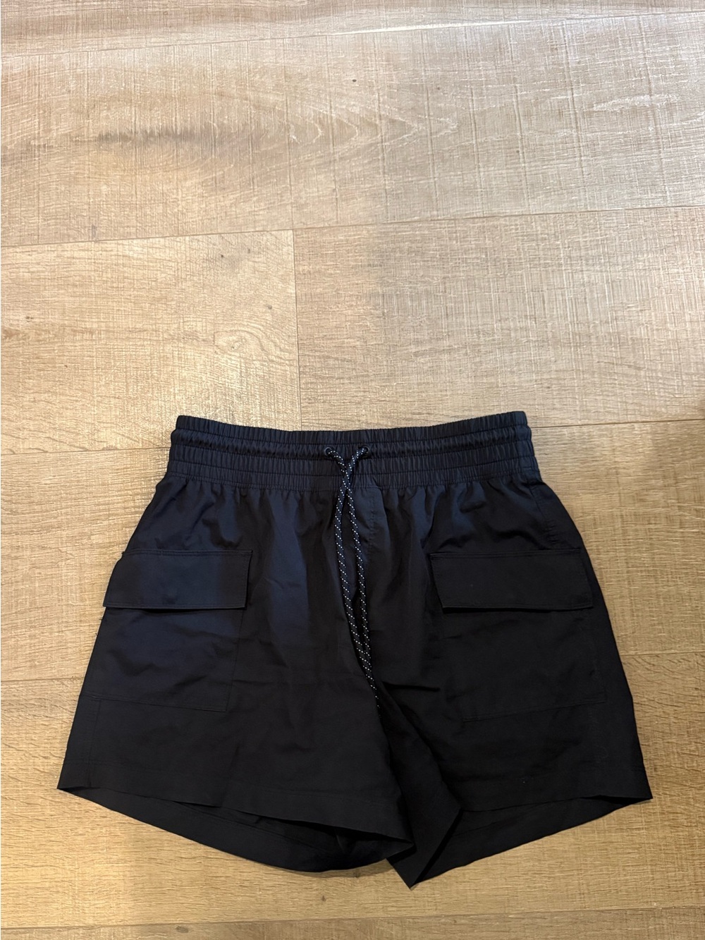 Old Navy Black Athletic Cargo Shorts